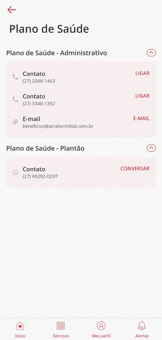 APP ArcelorMittal Saúde