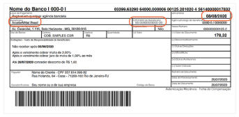 Fique atento aos dados do boleto bancário